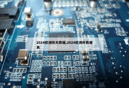 2024欧洲杯大数据,2024欧洲杯数据表