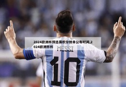 2024欧洲杯预选赛积分榜单公布时间,2024欧洲杯杯