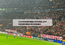 2024年欧洲杯赛程公布时间表,2024年欧洲杯赛程公布时间表图片