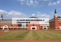 2024欧洲杯赛程时间表及结果表格,2024年欧洲杯预选赛