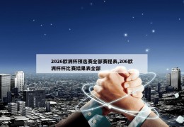 2026欧洲杯预选赛全部赛程表,206欧洲杯杯比赛结果表全部